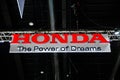 Honda `The Power of Dreams` Company logo. Royalty Free Stock Photo